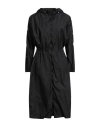 Herno Woman Overcoat & Trench Coat Black Size 10 Polyamide, Polyurethane, Cotton, Acetate