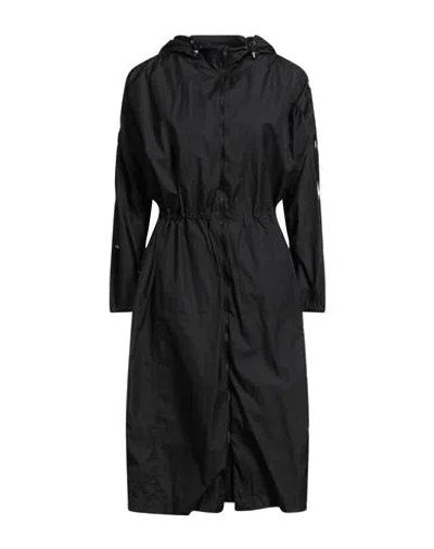 Herno Woman Overcoat & Trench Coat Black Size 10 Polyamide, Polyurethane, Cotton, Acetate