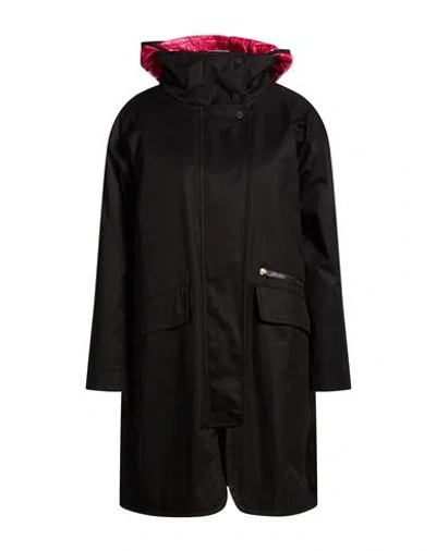 Herno Woman Overcoat & Trench Coat Black Size 4 Polyamide