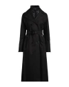 Herno Woman Overcoat & Trench Coat Black Size 6 Cotton