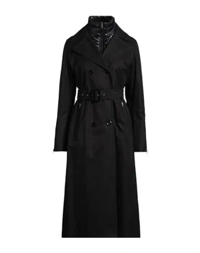 Herno Woman Overcoat & Trench Coat Black Size 6 Cotton