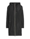 Herno Woman Overcoat & Trench Coat Black Size 6 Polyester, Cotton
