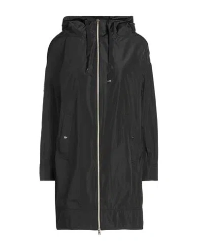 Herno Woman Overcoat & Trench Coat Black Size 6 Polyester, Cotton