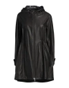 Shop Herno Woman Overcoat & Trench Coat Black Size 6 Ptfe - Polytetrafluoroethylene
