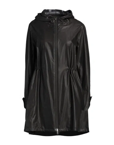 Herno Woman Overcoat & Trench Coat Black Size 6 Ptfe - Polytetrafluoroethylene