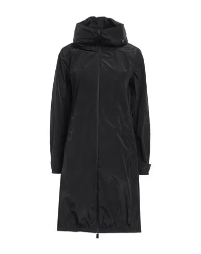 HERNO HERNO LAMINAR WOMAN OVERCOAT & TRENCH COAT BLACK SIZE 4 POLYAMIDE