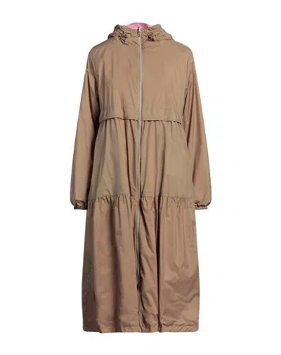 Herno Reversible Hooded Raincoat In Beige