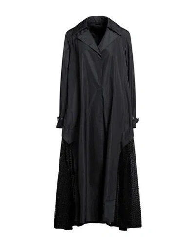 Herno Woman Overcoat & Trench Coat Charcoal Size 2 Polyester, Polyamide In Grey