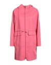 Herno Woman Overcoat & Trench Coat Fuchsia Size 6 Virgin Wool, Polyester In Pink