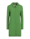Herno Woman Overcoat & Trench Coat Green Size 6 Cotton, Polyurethane In Green