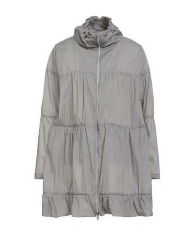 Herno Woman Overcoat & Trench Coat Grey Size 10 Polyamide, Polyurethane In Gray