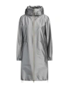 Herno Woman Overcoat & Trench Coat Grey Size 10 Polyester, Polyamide, Elastane