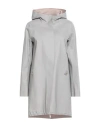 Herno Woman Overcoat & Trench Coat Grey Size 6 Cotton, Elastane In Grey