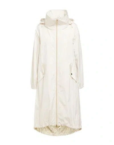 Herno Woman Overcoat & Trench Coat Ivory Size 2 Polyester In White
