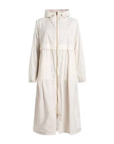 Herno Woman Overcoat & Trench Coat Ivory Size 8 Polyamide, Polyurethane In White