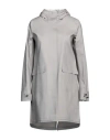 Herno Woman Overcoat & Trench Coat Grey Size 6 Cotton, Elastane In Grey