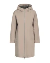 Herno Woman Overcoat & Trench Coat Light Brown Size 2 Polyester, Ptfe - Polytetrafluoroethylene In Beige