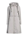 Herno Woman Overcoat & Trench Coat Light Grey Size 10 Polyester, Cotton, Acetate In Grey