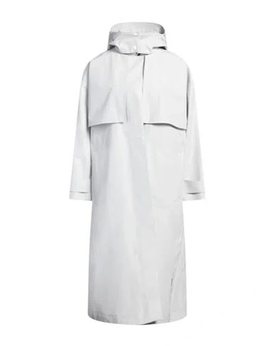 Herno Woman Overcoat & Trench Coat Light Grey Size 8 Polyester In Gray