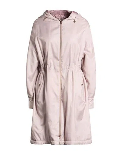 Herno Woman Overcoat & Trench Coat Lilac Size 6 Cupro In Purple