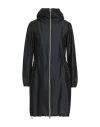 Herno Woman Overcoat & Trench Coat Midnight Blue Size 10 Polyester, Polyamide, Elastane