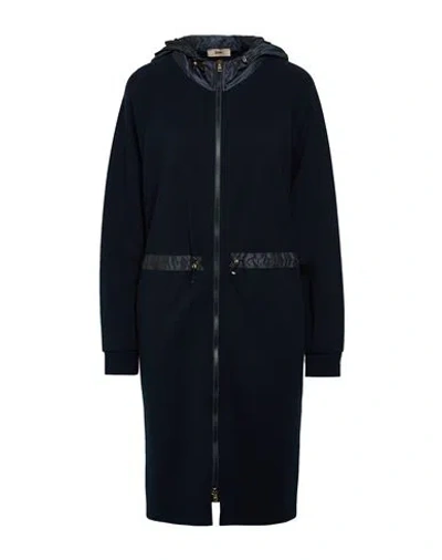 Herno Woman Overcoat & Trench Coat Midnight Blue Size 6 Cotton, Polyester