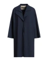 Herno Woman Overcoat & Trench Coat Midnight Blue Size 6 Polyamide, Elastane In Blue