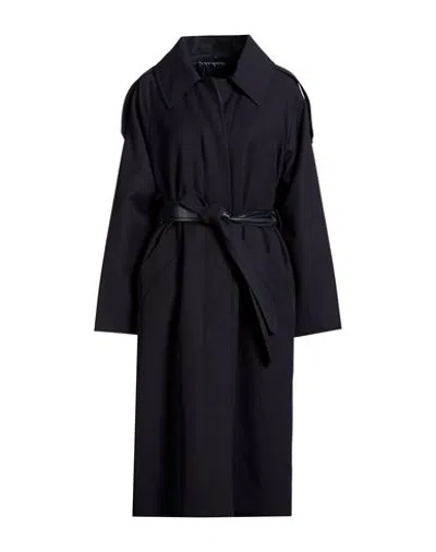 Herno Woman Overcoat & Trench Coat Midnight Blue Size 6 Polyester, Virgin Wool, Polyamide