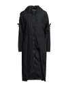 Herno Woman Overcoat & Trench Coat Midnight Blue Size 8 Polyamide, Polyurethane, Cotton, Acetate In Blue