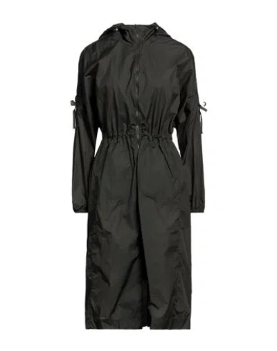 Herno Woman Overcoat & Trench Coat Military Green Size 6 Polyamide, Polyurethane, Cotton, Acetate