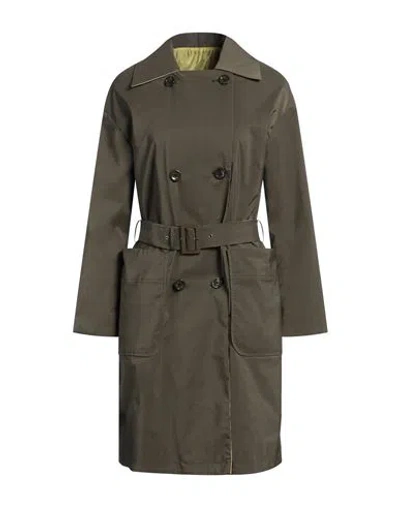 Herno Woman Overcoat & Trench Coat Military Green Size 6 Polyester