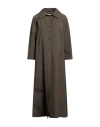 Herno Woman Overcoat & Trench Coat Military Green Size 6 Polyester, Cotton In Green