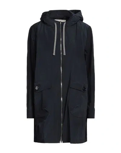 Herno Woman Overcoat & Trench Coat Navy Size 14 Polyamide