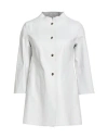 Herno Woman Overcoat & Trench Coat Off White Size 2 Cotton, Elastane