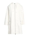 Herno Woman Overcoat Off White Size 8 Polyester