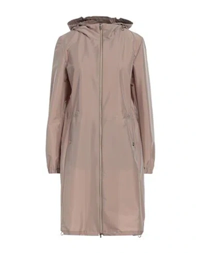 Herno Woman Overcoat & Trench Coat Light Brown Size 2 Polyester, Polyamide, Elastane In Pink