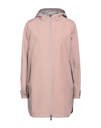 Herno Woman Overcoat & Trench Coat Antique Rose Size 6 Polyester In Pink