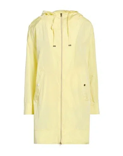 Herno Woman Overcoat & Trench Coat Pastel Yellow Size 4 Polyester, Cotton