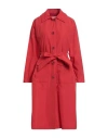 Herno Woman Overcoat & Trench Coat Red Size 8 Polyester In Red