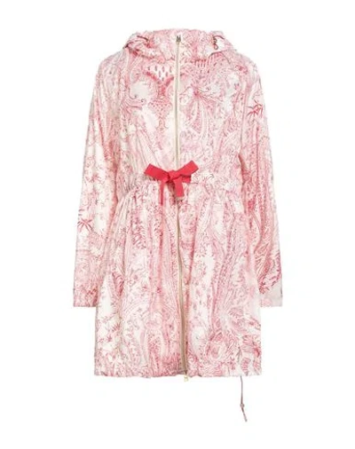 Herno Woman Overcoat & Trench Coat Red Size 8 Polyester, Cotton