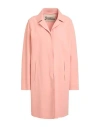 Herno Woman Overcoat & Trench Coat Salmon Pink Size 8 Polyamide, Elastane