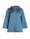 Herno Woman Jacket Slate Blue Size 6 Polyamide, Polyester, Cotton, Acetate