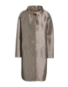 Herno Woman Overcoat & Trench Coat Taupe Size 8 Polyester In Gray