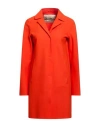 Herno Notched-lapel Single-breasted Coat In Red