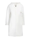 Herno Woman Overcoat & Trench Coat White Size 4 Cotton, Viscose In White