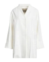 Herno Woman Overcoat White Size 6 Cotton In White
