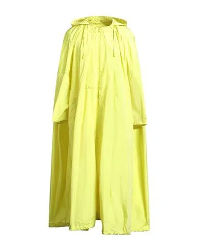 Herno Woman Overcoat & Trench Coat Yellow Size 8 Polyester
