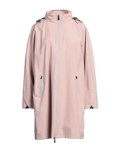 Herno Woman Overcoat & Trench Coat Blush Size 12 Polyester, Ptfe - Polytetrafluoroethylene In Pink