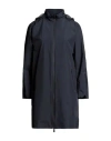 Herno Woman Overcoat & Trench Coat Midnight Blue Size 2 Polyester, Ptfe - Polytetrafluoroethylene