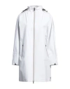Herno Woman Overcoat & Trench Coat Off White Size 14 Polyester, Ptfe - Polytetrafluoroethylene